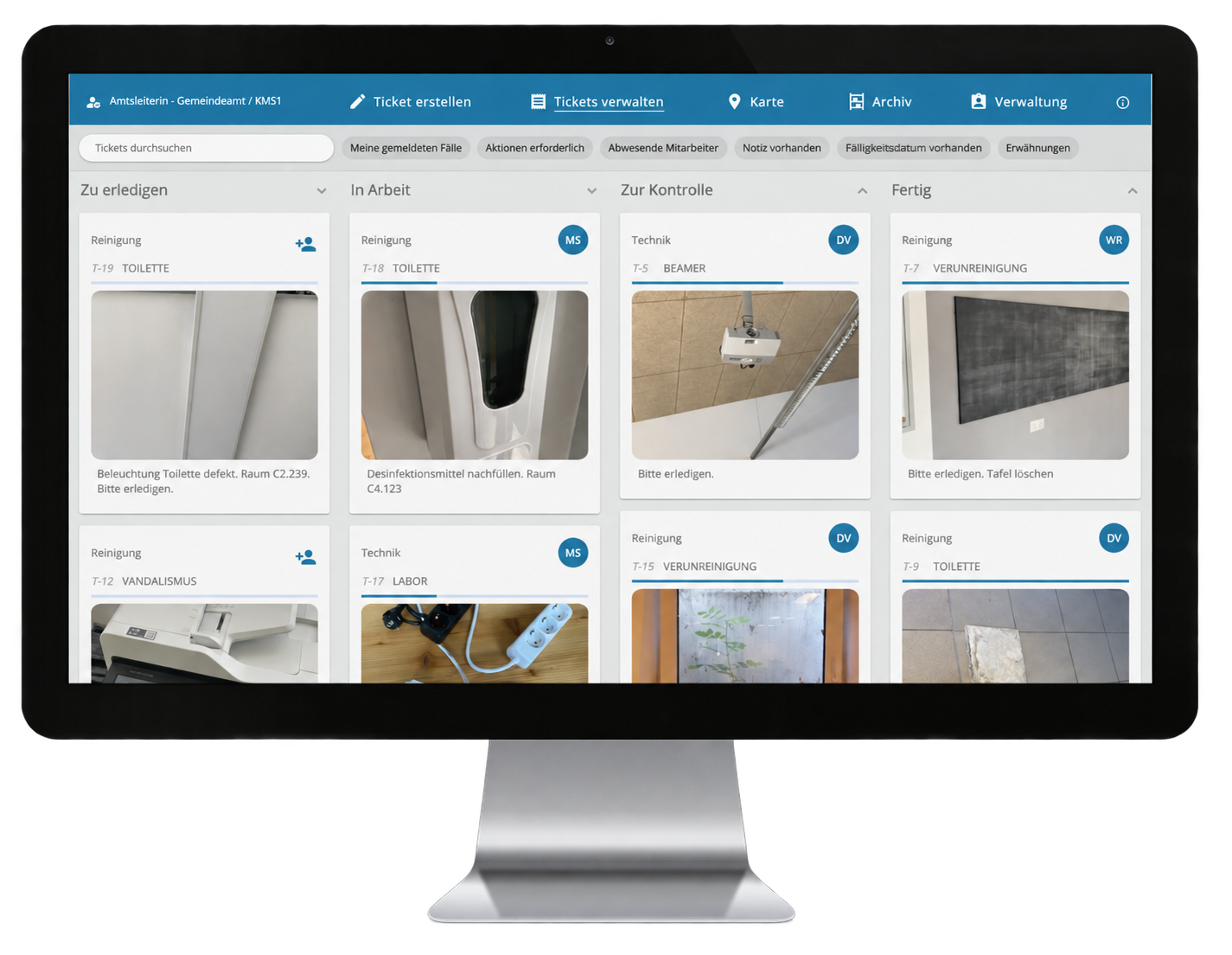 TRAUDE Headquarter-Dashboard